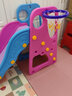 帮宝智 儿童室内家用大滑滑梯加高加长宝宝生日礼物3-10岁益智玩具大滑梯 加高加长跑道 粉蓝加高护栏滑梯 实拍图