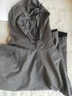 汉角 夏季百搭连帽短袖t恤男潮流带帽运动嘻哈上衣帽衫韩版港仔卫衣潮 鹏兴338灰绿色 3XL/185【150-170斤】 实拍图