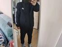 阿迪达斯 （adidas）棉服男装2024冬新款中长款棉衣连帽运动服防风保暖外套夹克IX8884 IX8884 L 实拍图
