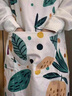 嘉柔美围裙工作服家用厨房防水防油防污纯棉夏季透气耐磨时尚男女通用款 纯棉【爱情叶】 实拍图