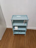 秉慈浴室置物架落地卫生间脸盆架多层厕所夹缝储物架洗手间家用三角架 大长方4层加高北欧蓝（实板） 实拍图