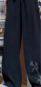 唐号（tanghao）中国风短衬衫男士夏季竹子刺绣痞帅高级感男装新中式国风穿搭一整 【新品首发】白衬衫+黑刺绣西裤 XL 晒单实拍图