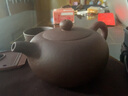 徐保国 宜兴纯全紫砂壶手工泡茶壶家用功夫茶具套装名家紫砂壶 清水泥 龙蛋 约 400ml 实拍图