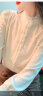 唐篇（TANGPIAN）秋冬洋气衬衣加厚蕾丝打底衫女装年新款内搭上衣时尚加绒衬衫 米白色常规【收藏优先发货】 M 晒单实拍图