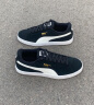 彪马（PUMA）官方【滑板鞋】男低帮经典复古百搭运动轻便透气板鞋SUEDE356414 粗呢蓝-白色-金色-28 42.5 实拍图