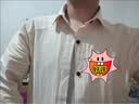猫人衬衫男长袖衫春秋季工装衬衣翻领潮流宽松休闲外套 卡其 XL 实拍图