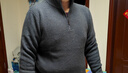 杉杉羊毛衫100%绵羊毛加厚重磅男秋冬柔软亲肤拉链立领毛衣针织打底衫 实拍图