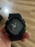 卡西欧（CASIO）手表G-SHOCK学生运动防水防震黑金武士大表盘石英情侣表 男友礼物 黑暗之心 GA-100-1A1 实拍图