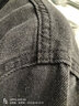 NASALIKE 国潮男士牛仔夹克外套男2021新款春夏简约男士翻领夹克衫烟灰色 灰色 3XL 晒单实拍图
