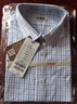 恒源祥男士短袖衬衫夏季薄款格子纯棉商务休闲上班职业工装中年宽松衬衣 WR78401-D 42 （175/100A） 实拍图