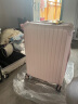 MARRLVE【5622】日系藕粉色旅行李拉杆小登机密码箱YKK拉链托运万向轮女 藕粉色M5622 26英寸 实拍图