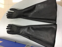 喷砂箱手套 黑色橡胶 耐磨 胶粒防滑 加厚长 68CM 喷砂机用手套 工业作业劳保用品 右手一只 实拍图