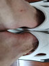 鸿星尔克芷境运动拖鞋星芒夏季新款舒适软底洞洞鞋情侣运动户外凉鞋 微晶白/正黑/蜜柑色（男款） 40 实拍图