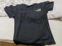 威克多（VICTOR）胜利速干短袖个性多色团购男女同款吸汗羽毛球服T09020 09020C 黑色 XL 实拍图