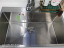 九牧（JOMOO）水槽304不锈钢厨房大单槽多功能水池洗菜盆洗碗盆 06676【68*45】不含龙头 实拍图