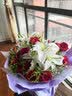 薇尼（LVINI）鲜花速递同城红玫瑰百合生日花北京郑州广州上海西安成都重庆南昌 19朵红玫瑰+6朵百合花束 实拍图
