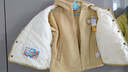 巴拉巴拉童装儿童羽绒服冬男童女童宝宝外套摇粒绒两件套时尚撞色 蛾黄31006 白鸭绒 110 cm 实拍图