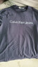 Calvin Klein Jeans夏季男女情侣中性年轻ck多色印花透气修身短袖T恤J320931 CHW-深邃蓝 M （推荐130-145斤） 实拍图
