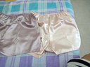 百吉祥夏季仿真丝打底裤女士外穿防走光安全裤女宽松短裤大码蕾丝保险裤 紫色+粉色 L【120-140斤】 实拍图