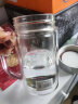 富光双层玻璃杯商务泡茶杯子 大容量男女耐热办公水杯过滤水杯带把 实拍图