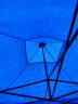 歌途乐帐篷遮阳棚户外广告自动伞大伞摆摊停车棚四脚篷太阳伞伸缩棚简易 3×3米 蓝色 实拍图