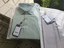 布先生佟大为同款凉感短袖T恤男士翻领装春夏季衣服中年打底 灰绿 M (170) （扎腰款） 实拍图