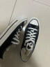 匡威（Converse）官方 1970S男女经典低帮帆布鞋黑色162058C 162058C/黑色 35/3 实拍图