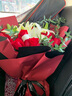 琐拉情人节鲜花速递玫瑰百合混搭花束送朋友女友生日礼物全国同城配送 11朵粉玫瑰+11朵百合混搭花束 实拍图
