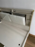 臻享家 床 双人床北欧简约储物高箱床主卧婚床卧室家具 1.5米*2.0米【布纹白】 储物床（单床） 晒单实拍图