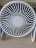 贝壳莫克 迷你小风扇usb电风扇小型台式桌面办公室学生宿舍床头车载大风力插电扇便携式循环 5寸【嘿】一档SUB直插 实拍图