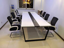 创圣办公室办公桌组合现代简约职员工位员工电脑办公桌椅组合屏风卡座 单人位(不含柜椅) 实拍图