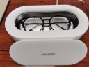 科盟超声波清洗机家用洗眼镜清洗器手表首饰品牙套清洁机 KM-968白色 送隐形眼镜清洗套件 实拍图