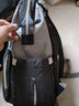 贝贝猫新款时尚轻便妈咪包多功能大容量母婴包防水双肩包孕妇妈咪包包 黑拼灰 实拍图