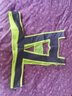 超强反光马甲反光背心V型反光衣 安全反光工作服环卫马甲可印字LOGO 荧光黄 实拍图
