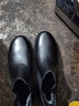 井迈切尔西马丁靴男潮中帮英伦风短靴男士黑色春秋款低帮透气高帮皮鞋 黑色中帮【加绒款】 43 皮鞋码 实拍图