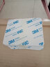 3M 家用双面胶固定贴防水泡沫泡棉海绵无痕胶贴片粘挂钩相框排插用 85mm*54mm 4片 厚1mm 实拍图