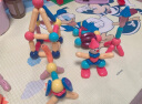 铭塔150件套磁力棒儿童玩具 磁铁磁力片大颗粒拼装积木男孩女孩 宝宝幼儿园立体拼图生日礼物 实拍图