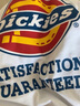 dickieslogo印花短袖T恤情侣款圆领休闲男装T恤 DK007088 白色 XL  实拍图