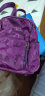 诗蔚双肩包女包新款大容量背包时尚旅行尼龙帆布包休闲防盗防水牛津布 深紫色加大款 实拍图