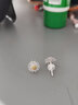 alivinee 阿莉维妮 s925银小雏菊耳钉 女韩版ins潮耳骨钉小清新甜美文艺花朵耳饰品1 小雏菊耳钉9mm（配银耳塞） 实拍图