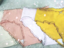 Baiwife法国柏芙内裤女纯棉裆性感中腰蕾丝抗菌三角裤女日系 少女学生 礼盒-肤色+豆红+黄色+浅紫- 4条 L 码（建议体重 100-120斤） 实拍图