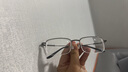 宾田（BINTIAN）近视眼镜男斯文半框眼镜理工男近视男女可配度数眼镜框配眼镜 双眼近视-600度 (含镜盒镜布) 实拍图