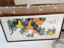 泓砚中式字画玄关中堂画五福临门葫芦真迹客厅装饰办公室餐厅牌匾挂画 横幅福禄满堂（名家纯手绘） 65*125cm/幅 实拍图