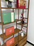 木马人落地复古博古架储物书架中式茶架子客厅家用收纳架玄关隔断杂物架 【组合】双门双抽A-100长x2 实拍图