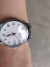 伯恩（BOARRNE）中考高考试专用机械手表男女初中学生高中生发条滑动指针纯机械表 2108升级进口芯-白盘黑皮带-男表 实拍图