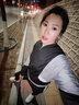 瑜伽服运动套装女新款修身显瘦宽松健身房跑步走步夜跑训练速干衣健身衣服 灰色五件套 XL 实拍图