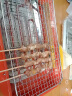 游弋客电碳两用电烤炉电烤架韩式双层木炭烧烤炉 家用电烧烤炉 室内户外用烤炉 小号 送赠品 格子烤网 电碳两用小烤炉（清新绿）无烤盘 实拍图