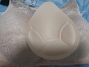 昂蝶 术后专用义乳文胸二合一硅胶假胸假乳房内衣无钢圈胸罩 肤色左 95D 实拍图
