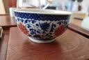 容山堂古脂青花釉里红茶杯陶瓷仿古主人杯鸡缸杯品茗杯个人单杯高档茶具 复古青花釉里红缠枝莲-碗杯 实拍图