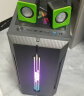 动力火车（PowerTrain）ES280黑色ATX机箱台式电脑MATX主机显卡游戏设计分体RGB灯效ITX外壳全景侧透 支持120/240水冷 实拍图